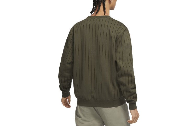 Nike Unisex SB Skateboard Round-neck Sweatshirt Green DH2637-325 - Image 2
