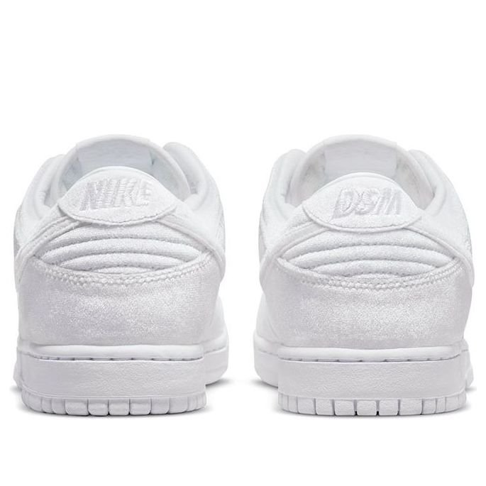 Nike x Dover Street Market Dunk Low 'White Velvet' DH2686-100 - Image 5