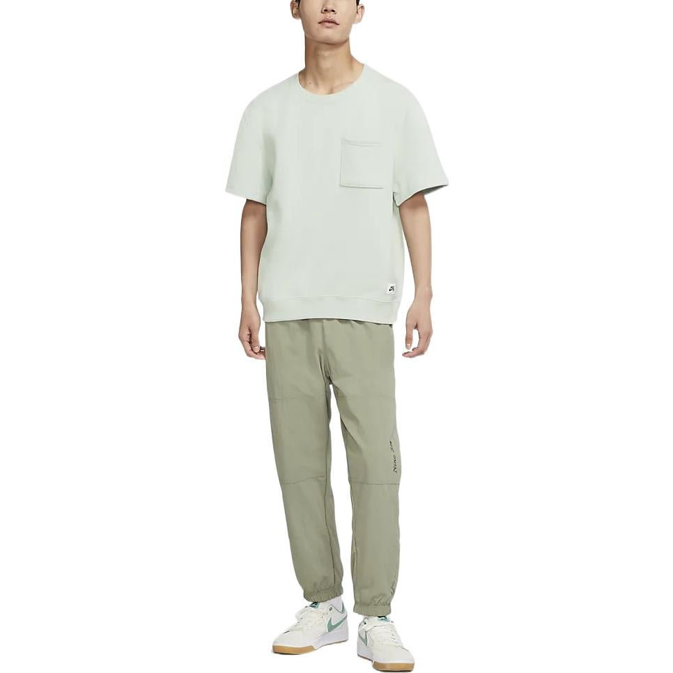 Nike SB Solid Color Round Neck Pocket Athleisure Casual Sports Short Sleeve Unisex Blue / Navy Blue DH2930-017 - Image 3