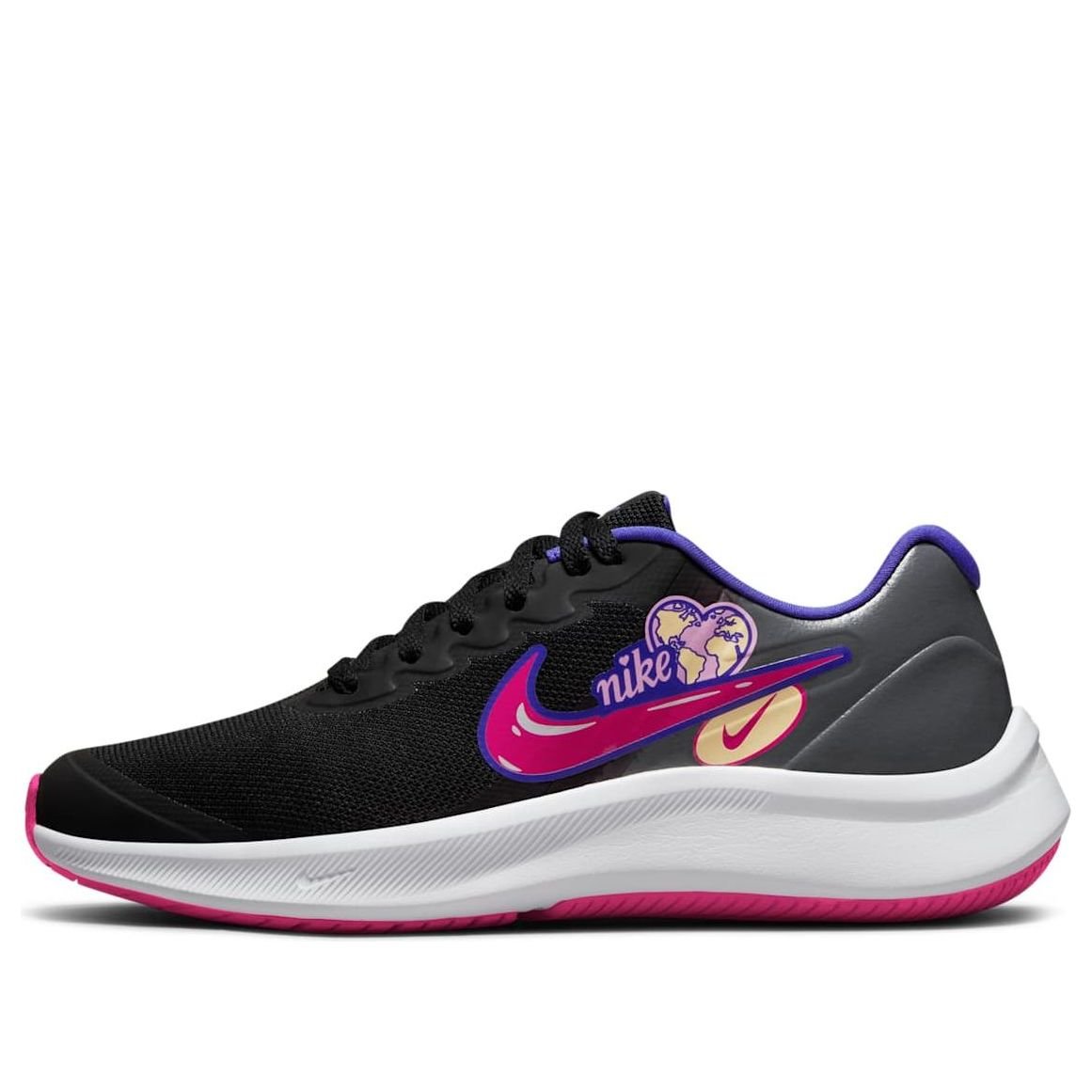 (GS) Nike Star Runner 'Black Pink Rise' DH3144-013