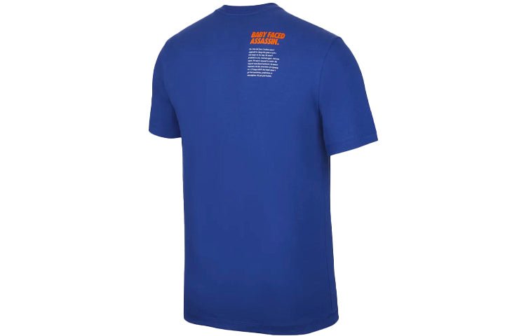 Nike Stephen Curry Casual Running Sports Short Sleeve Blue DH3709-495 - Image 2