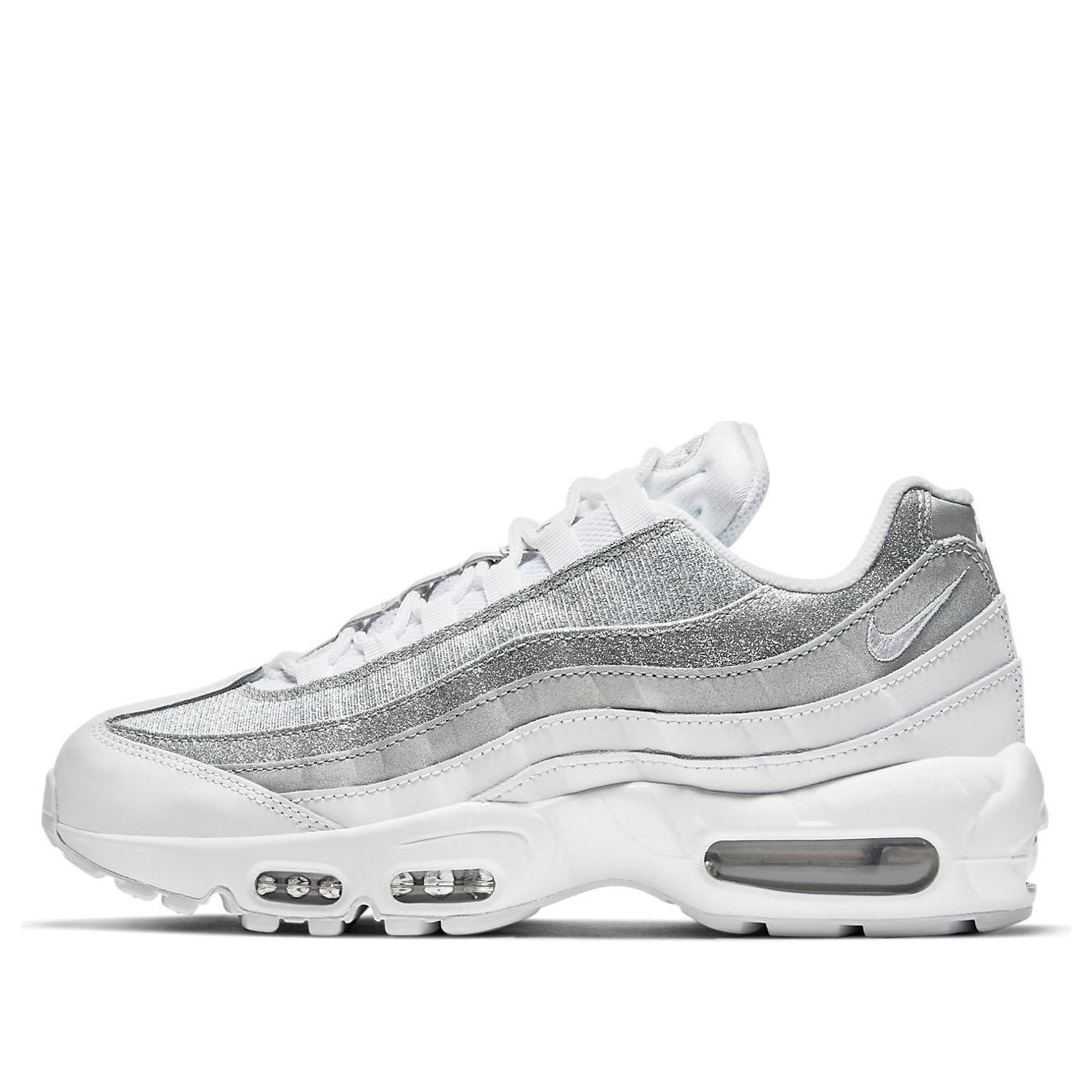 (WMNS) Nike Air Max 95 'White Metallic Silver' DH3857-100
