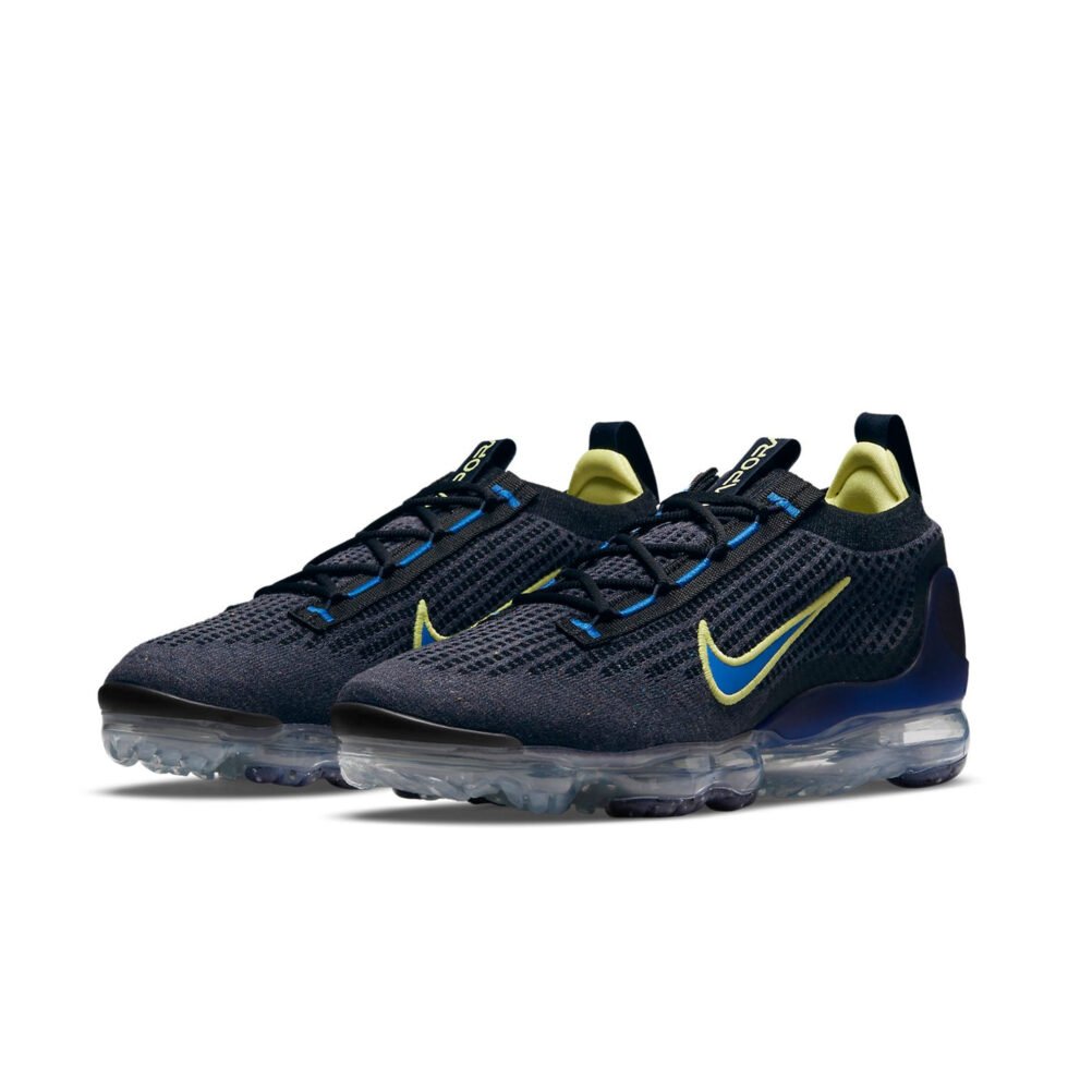 Nike Air Vapormax 2021 Flyknit 'Obsidian Light Lemon Twist' DH4085-400 - Image 3