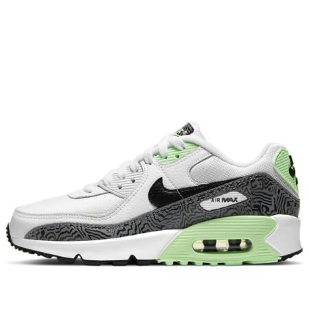 (GS) Nike Air Max 90 'White Vapor Green' DH4111-100