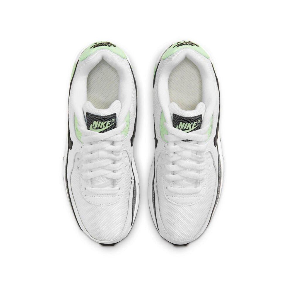(GS) Nike Air Max 90 'White Vapor Green' DH4111-100 - Image 4
