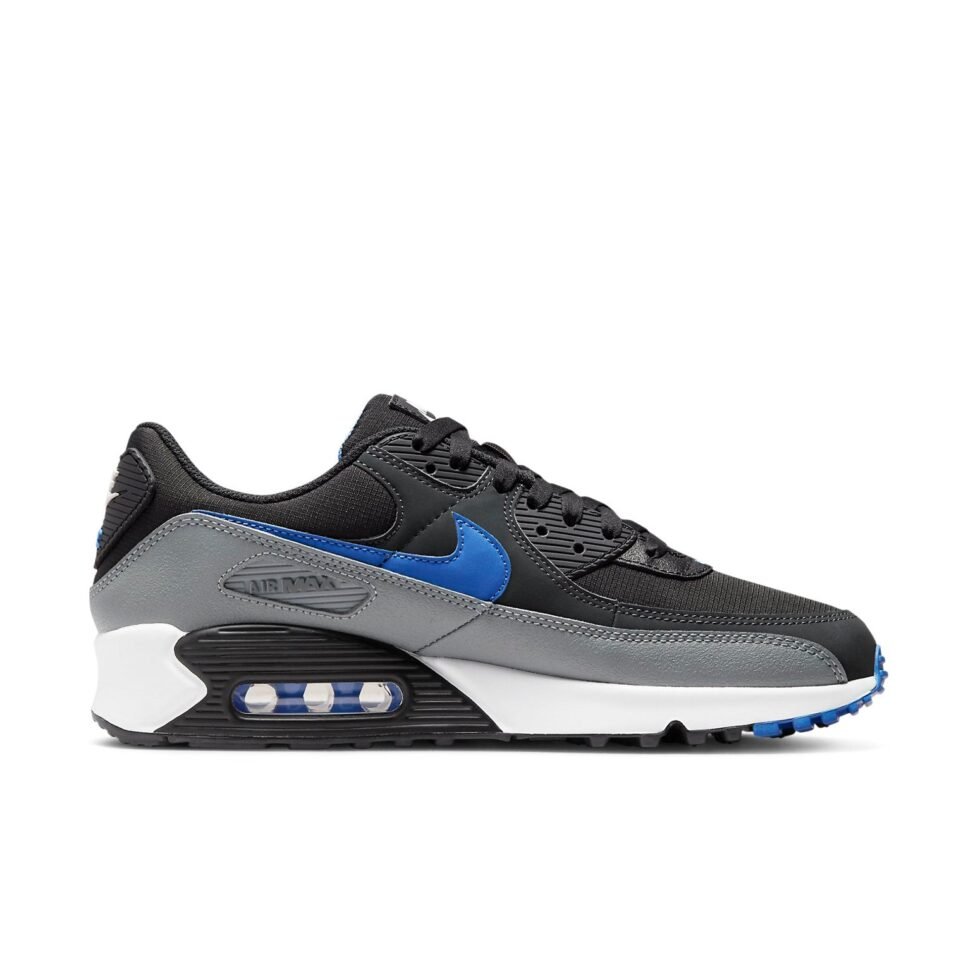Nike Air Max 90 'Black Medium Blue' DH4619-001 - Image 2