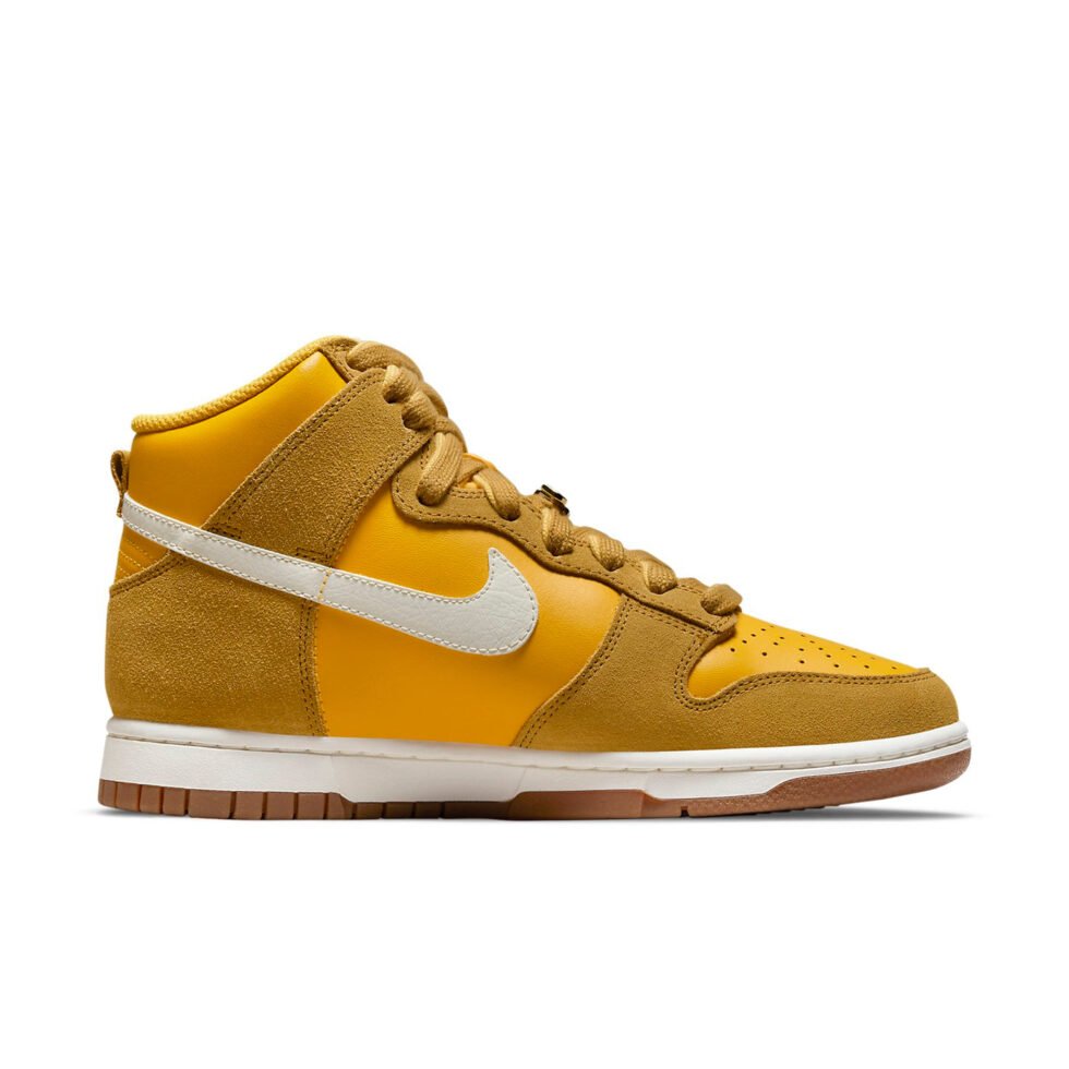 (WMNS) Nike Dunk High SE 'First Use Pack - University Gold' DH6758-700 - Image 2