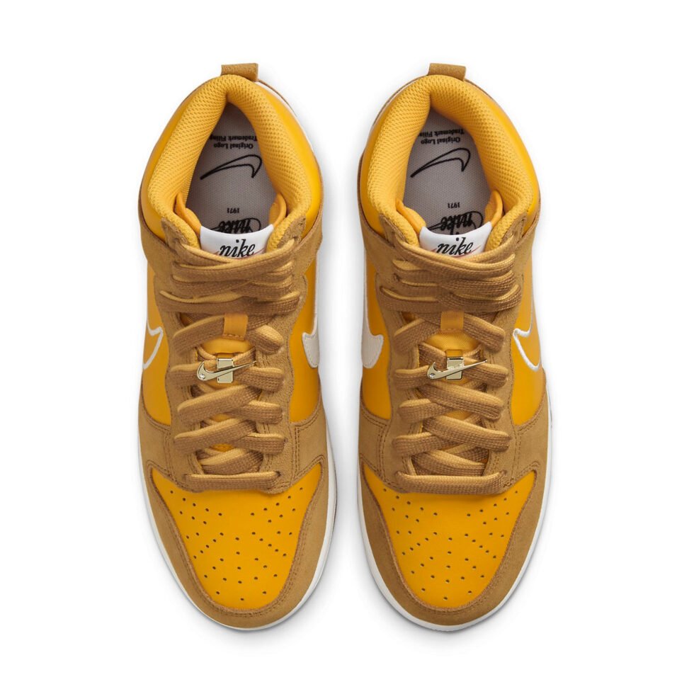 (WMNS) Nike Dunk High SE 'First Use Pack - University Gold' DH6758-700 - Image 4
