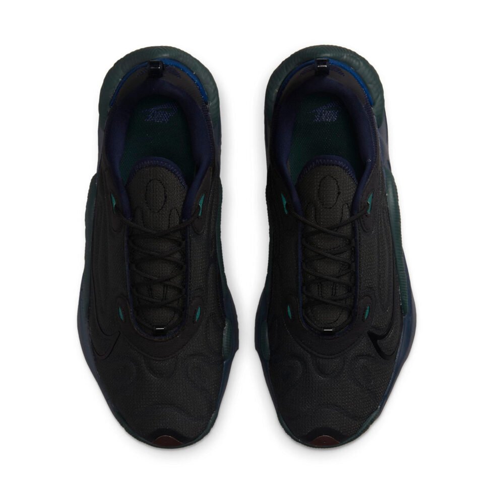 Nike React Atlas Sneakers Black/Blue DH7598-400 - Image 4