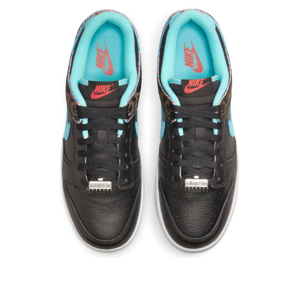 Nike Dunk Low SE 'Barber Shop - Black' DH7614-001 - Image 4