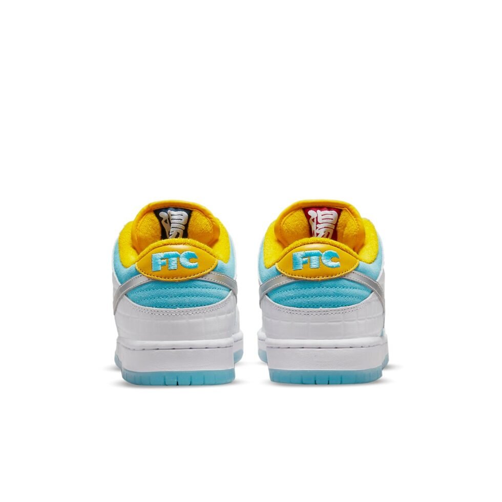 Nike x FTC SB Dunk Low 'Lagoon Pulse' DH7687-400 - Image 5