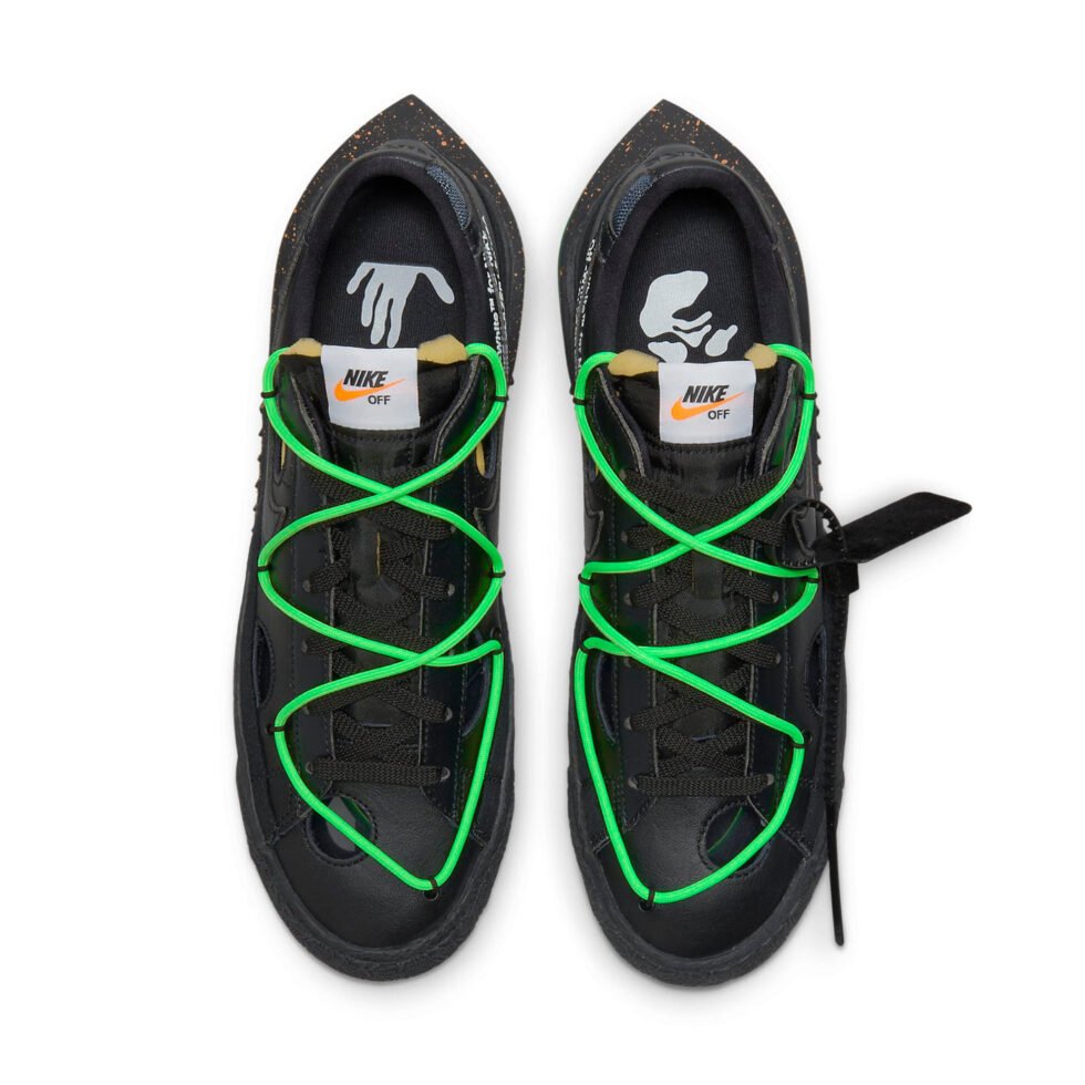 Nike x Off-White Blazer Low 'Black' DH7863-001 - Image 4