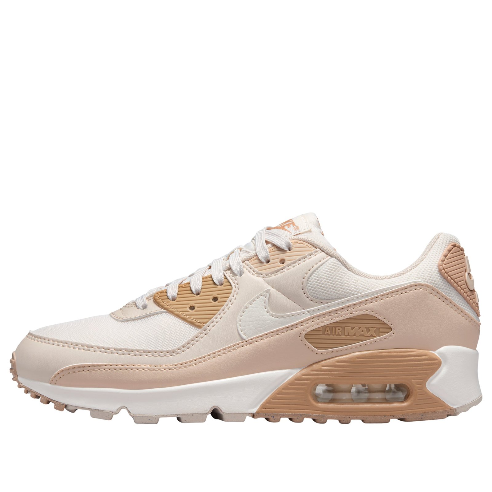 (WMNS) Nike Air Max 90 'Phantom Light Orewood Brown' DH8010-004