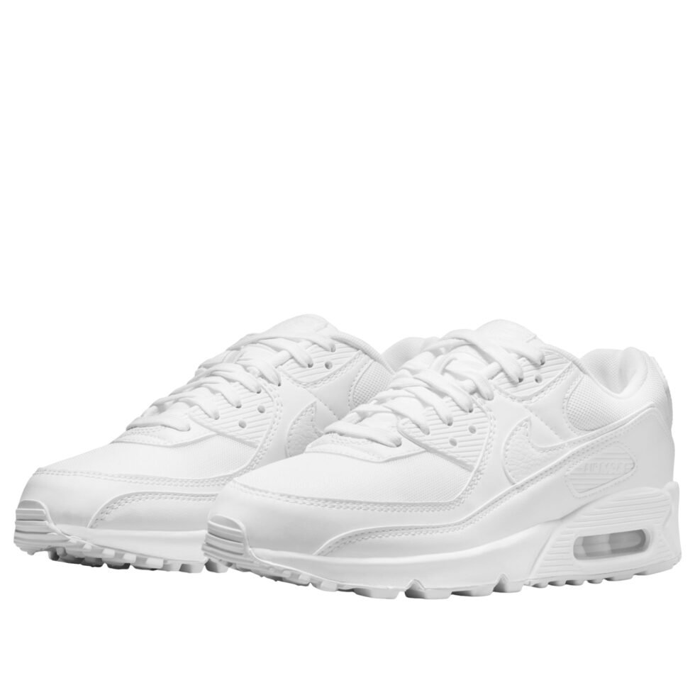 (WMNS) Nike Air Max 90 'Triple White' DH8010-100 - Image 3