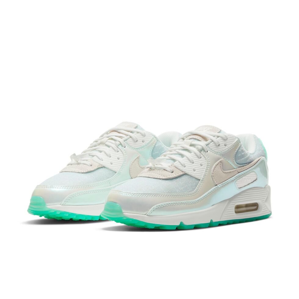 (WMNS) Nike Air Max 90 'Green Glow' DH8074-100 - Image 3