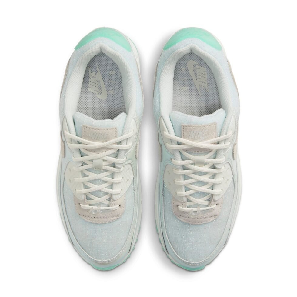 (WMNS) Nike Air Max 90 'Green Glow' DH8074-100 - Image 4