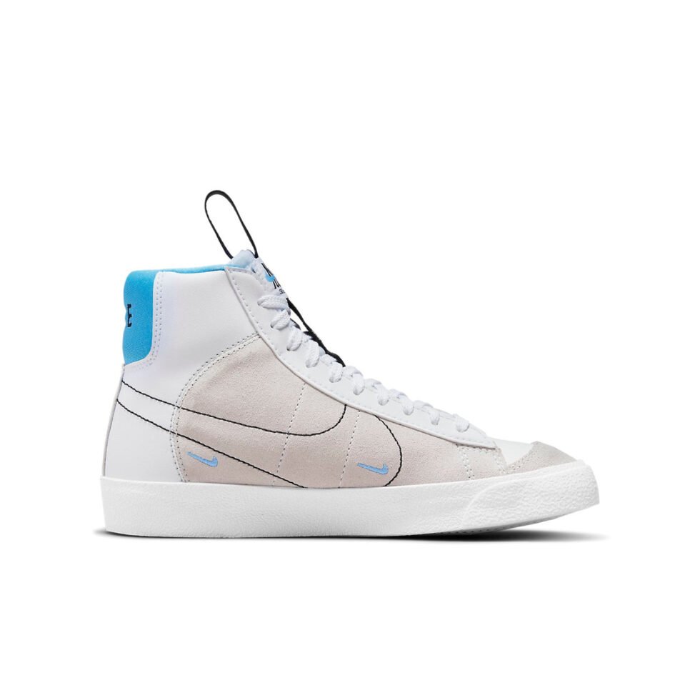 (GS) Nike Blazer Mid '77 SE 'Dance - White University Blue' DH8640-104 - Image 2