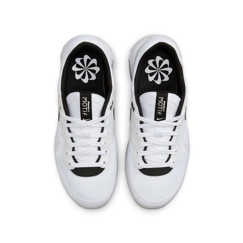 (GS) Nike Air Max Motif 'White Black' DH9388-100 - Image 4