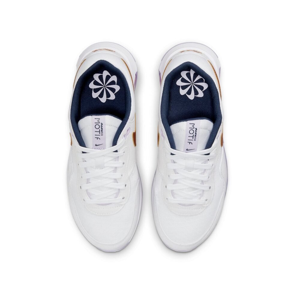 (GS) Nike Air Max Motif 'White Violet Frost' DH9388-103 - Image 4