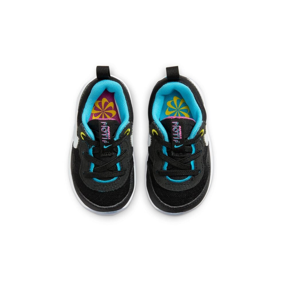 (TD) Nike Air Max Motif 'Black Blue Lightning' DH9390-006 - Image 4