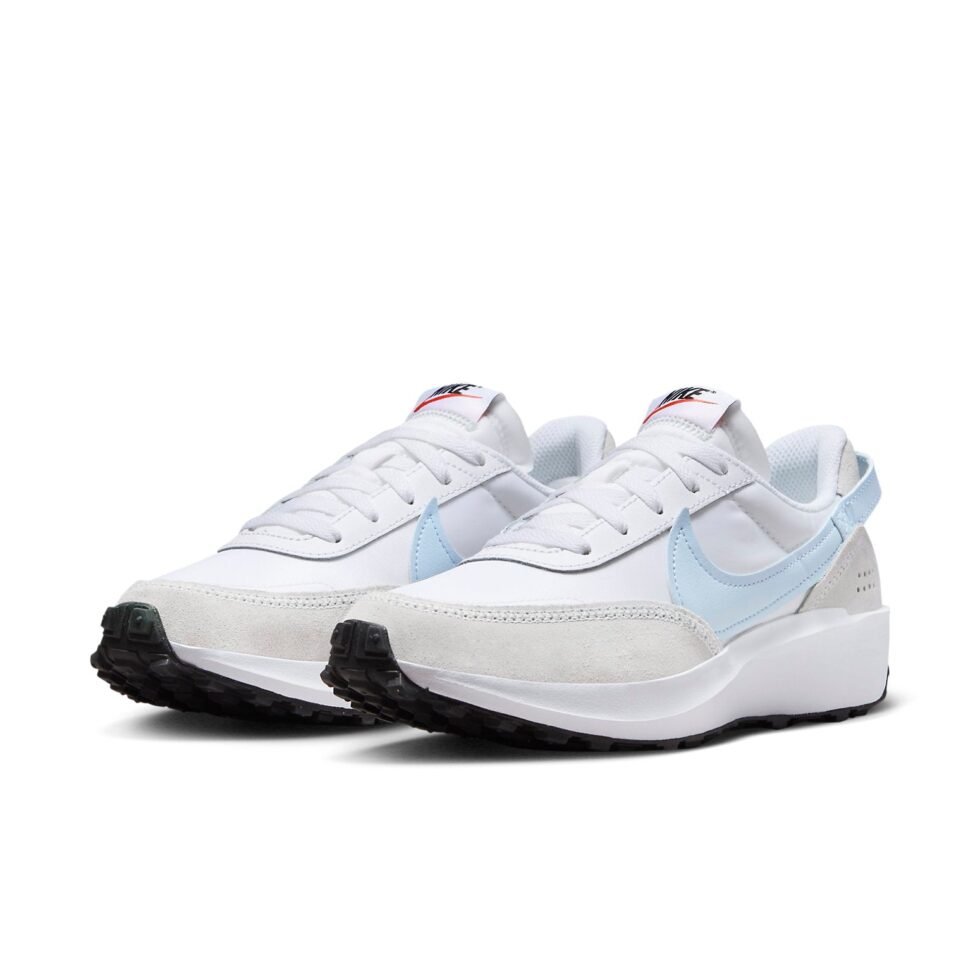 (WMNS) Nike Waffle Debut 'White Blue Tint' DH9523-105 - Image 3