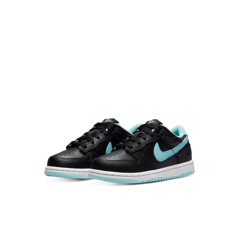 (PS) Nike Dunk Low SE 'Barber Shop - Black' DH9755-001 - Image 3