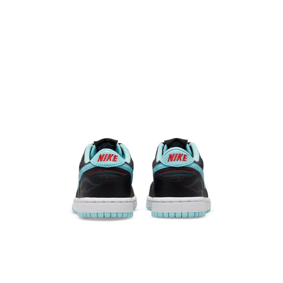 (PS) Nike Dunk Low SE 'Barber Shop - Black' DH9755-001 - Image 5