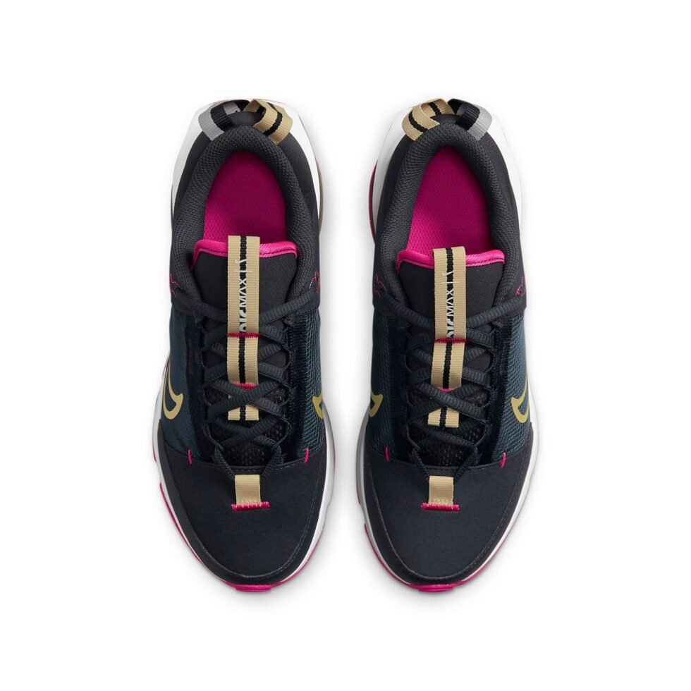 (GS) Nike Air Max Intrlk SE 'Off Noir Mtlc Gold Star Pink Prime' DJ0011-001 - Image 4