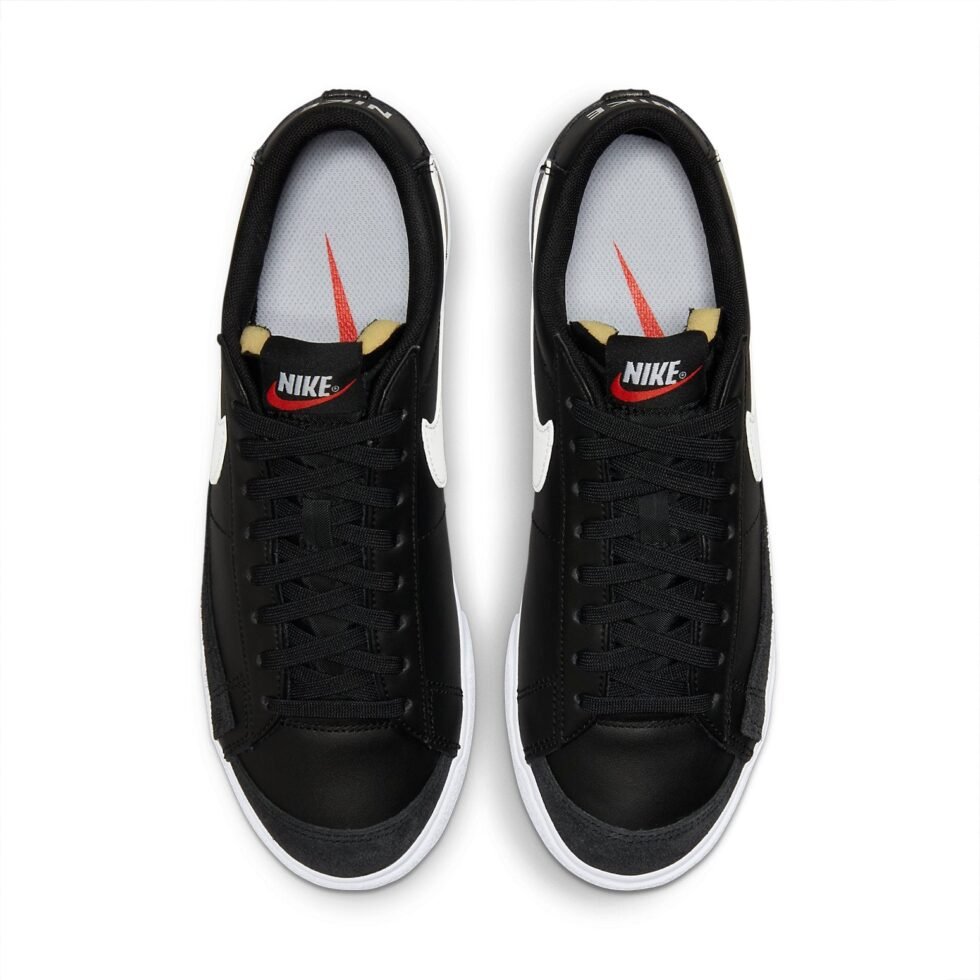 (WMNS) Nike Blazer Low Platform 'Black White' DJ0292-001 - Image 4