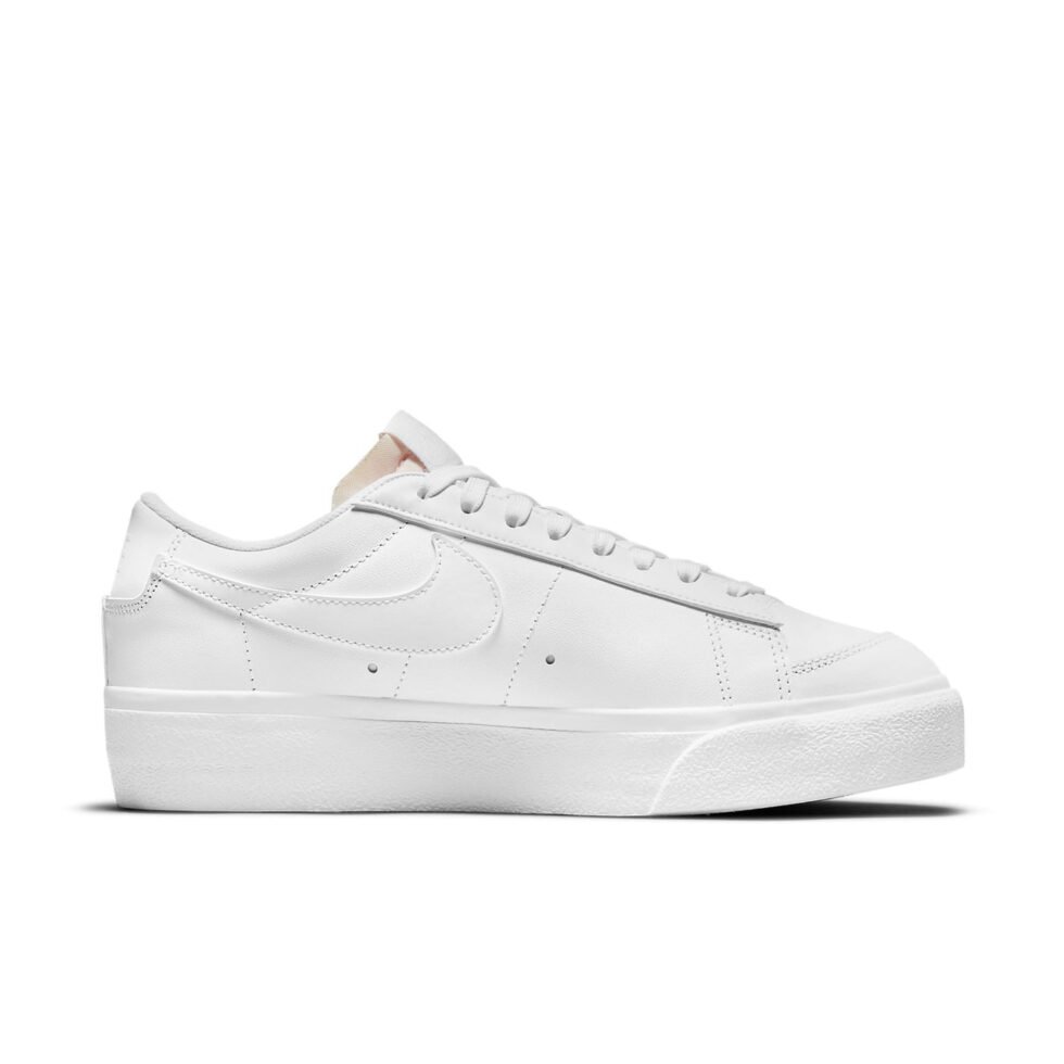 (WMNS) Nike Blazer Low Platform 'Triple White' DJ0292-100 - Image 2