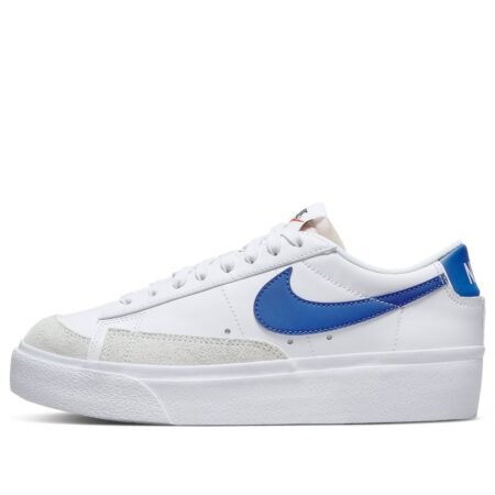 (WMNS) Nike Blazer Low Platform 'White Game Royal' DJ0292-107