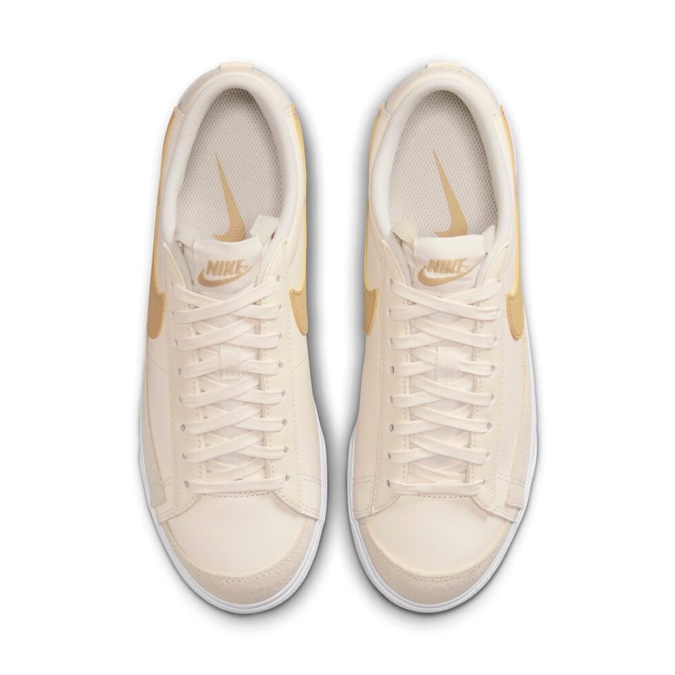 (WMNS) Nike Blazer Low Platform 'Pale Ivory Saturn Gold' DJ0292-113 - Image 4