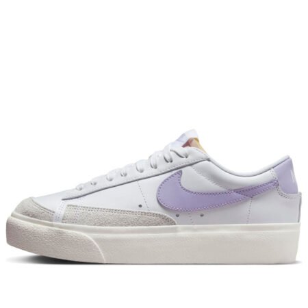 (WMNS) Nike Blazer Low Platform 'White Lilac Bloom' DJ0292-114