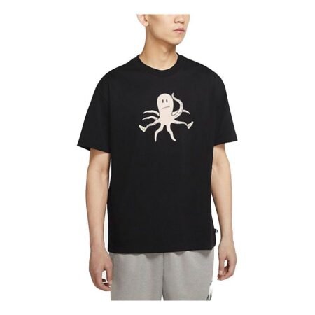 Nike SB Printing Sports Round Neck Short Sleeve Black DJ1227-010