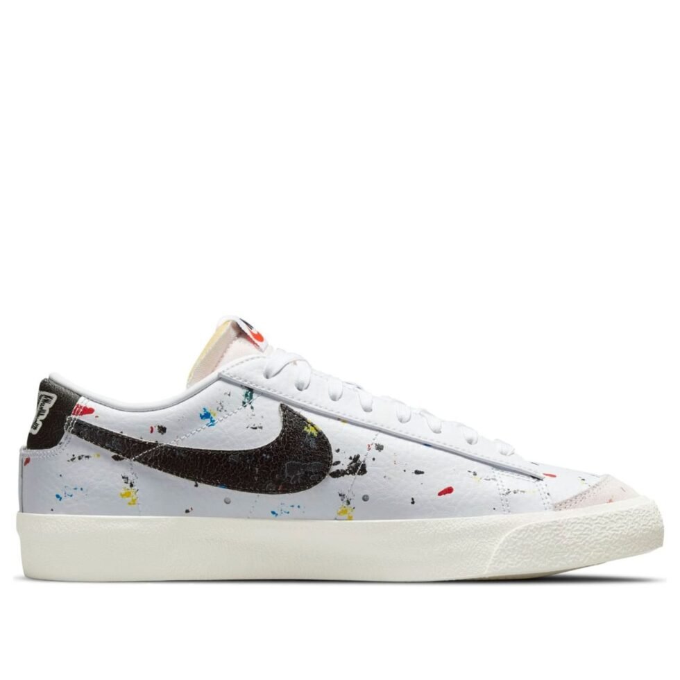 Nike Blazer Low '77 'Paint Splatter' DJ1517-100 - Image 2