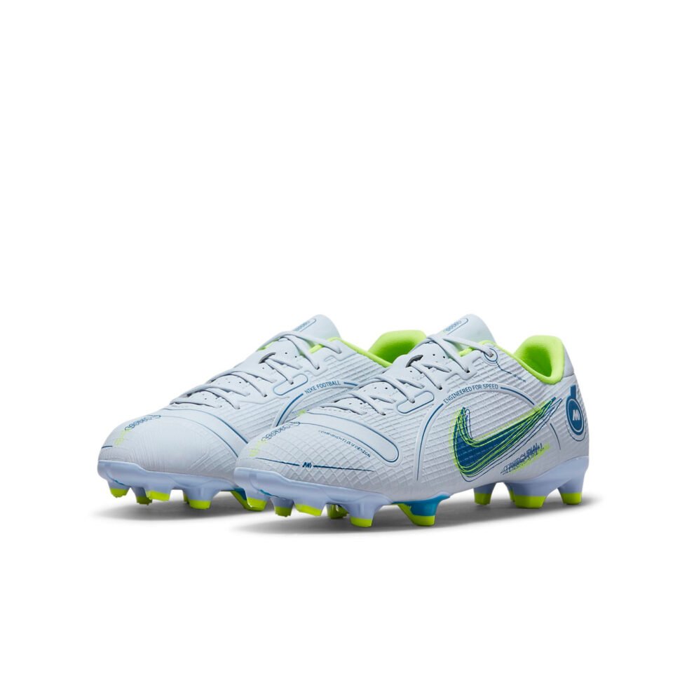 (GS) Nike Mercurial Vapor 14 Academy MG 'Grey Light Marine' DJ2856-054 - Image 4