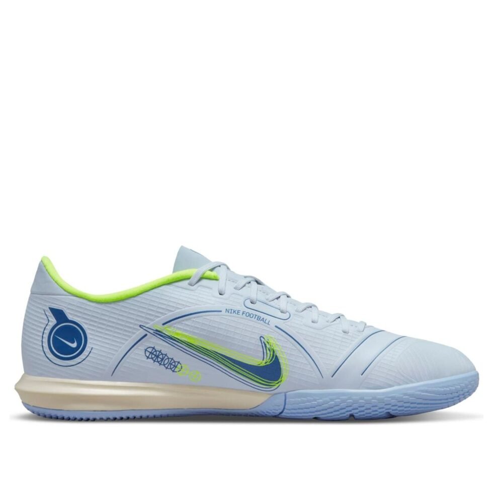 Nike Mercurial Vapor 14 Academy IC 'Grey Light Marine' DJ2876-054 - Image 2