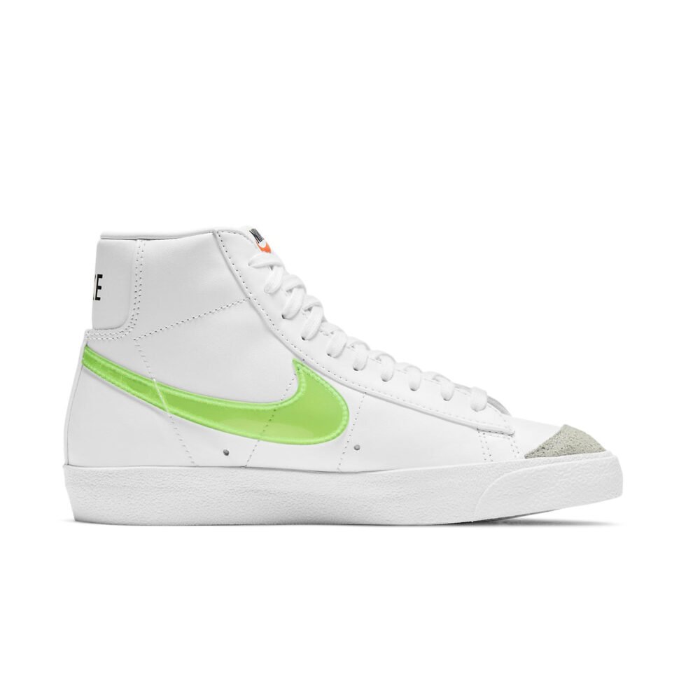 (WMNS) Nike Blazer Mid '77 Essential 'White Volt' DJ3050-100 - Image 2