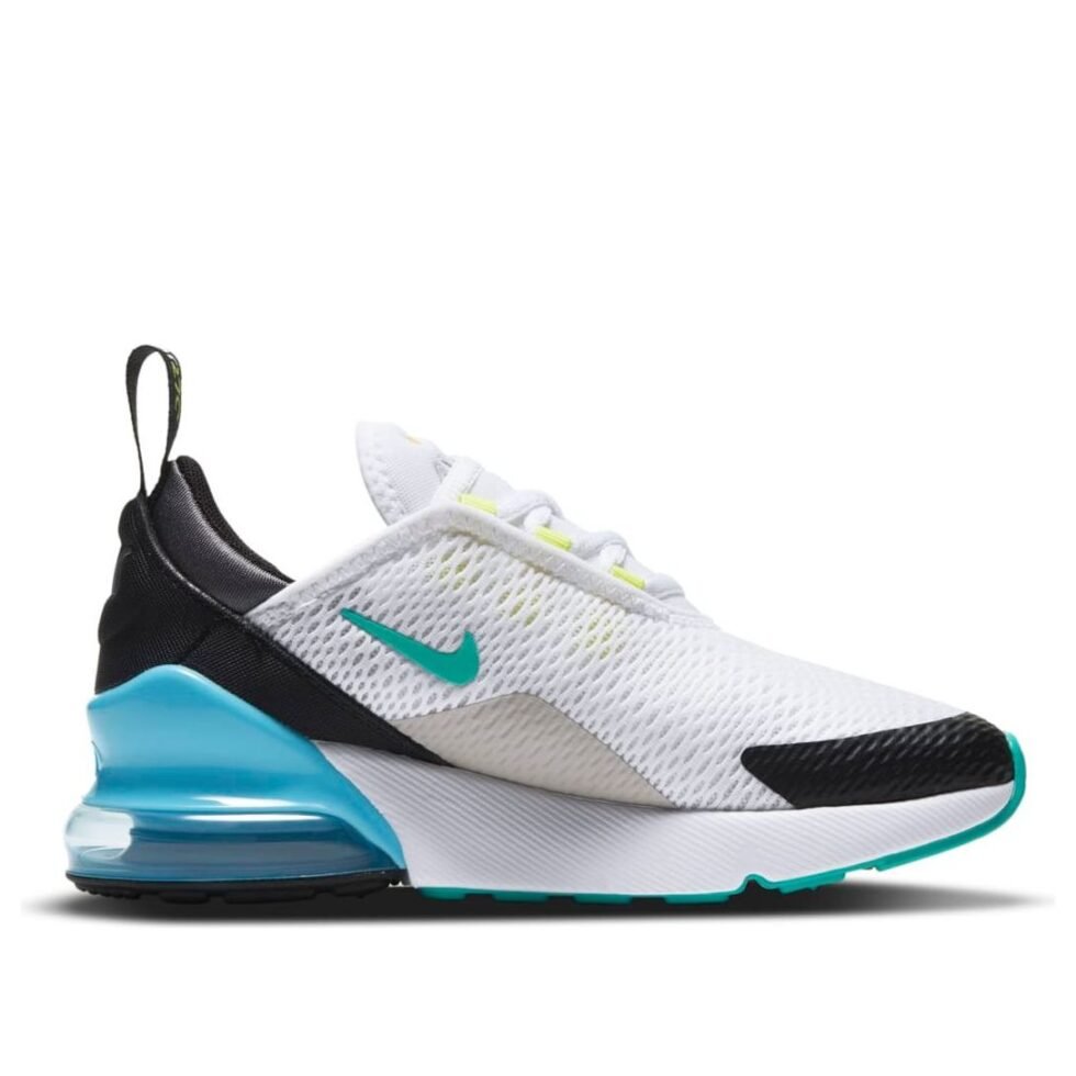 (PS) Nike Air Max 270 'White Black Green' DJ4605-100 - Image 2