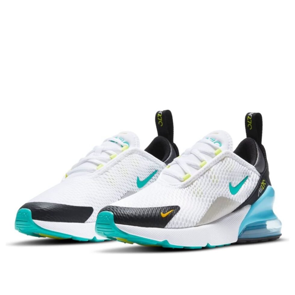 (PS) Nike Air Max 270 'White Black Green' DJ4605-100 - Image 3