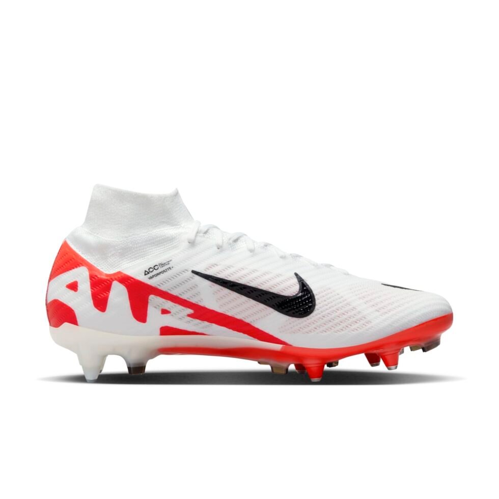 Nike Zoom Mercurial Superfly 9 Elite SG Pro AC 'White Red' DJ5166-600 - Image 2