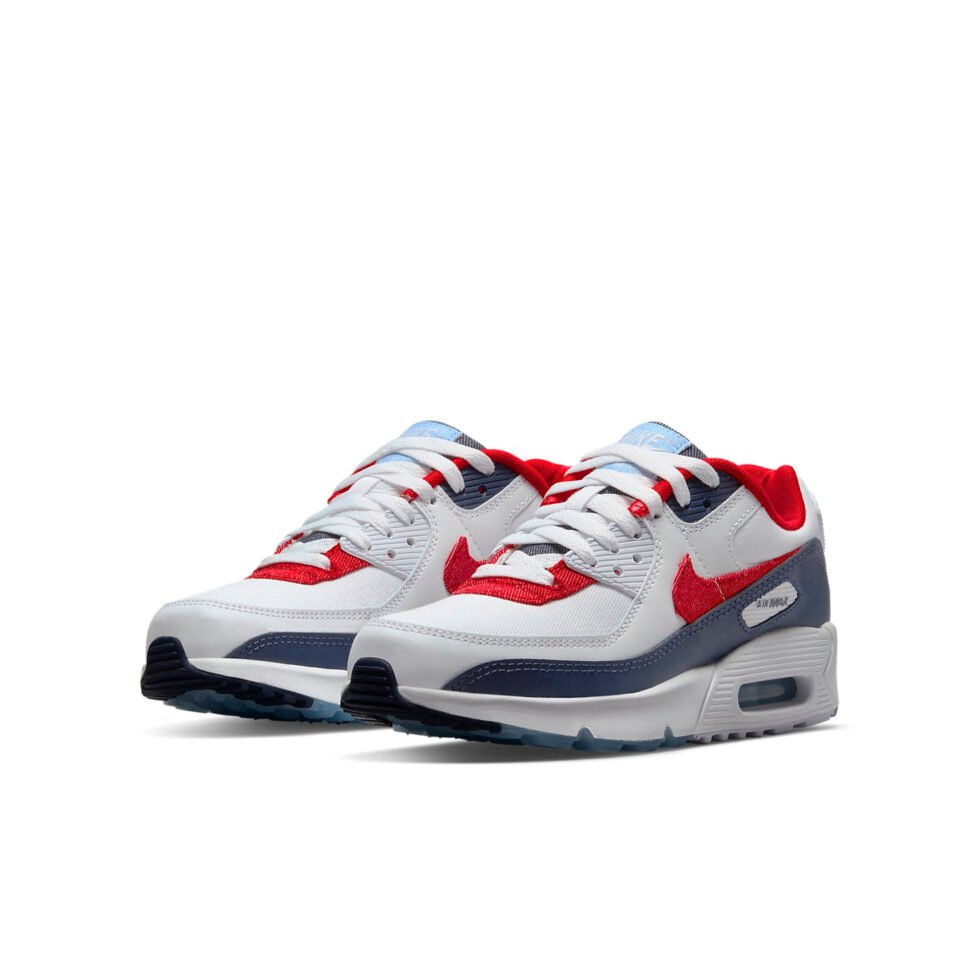 (GS) Nike Air Max 90 'USA Denim' DJ5177-100 - Image 3