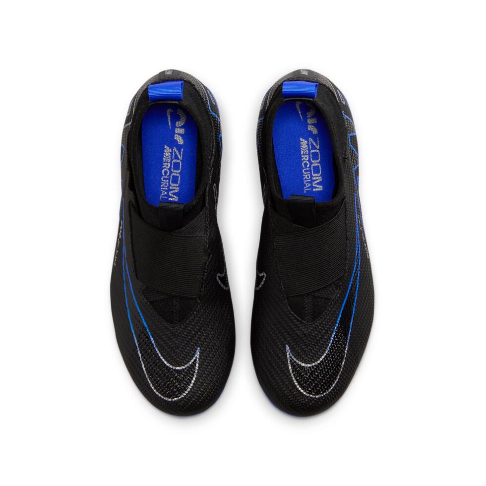 (GS) Nike Jr. Mercurial Superfly 9 Pro 'Black Hyper Royal' DJ5606-040 - Image 2