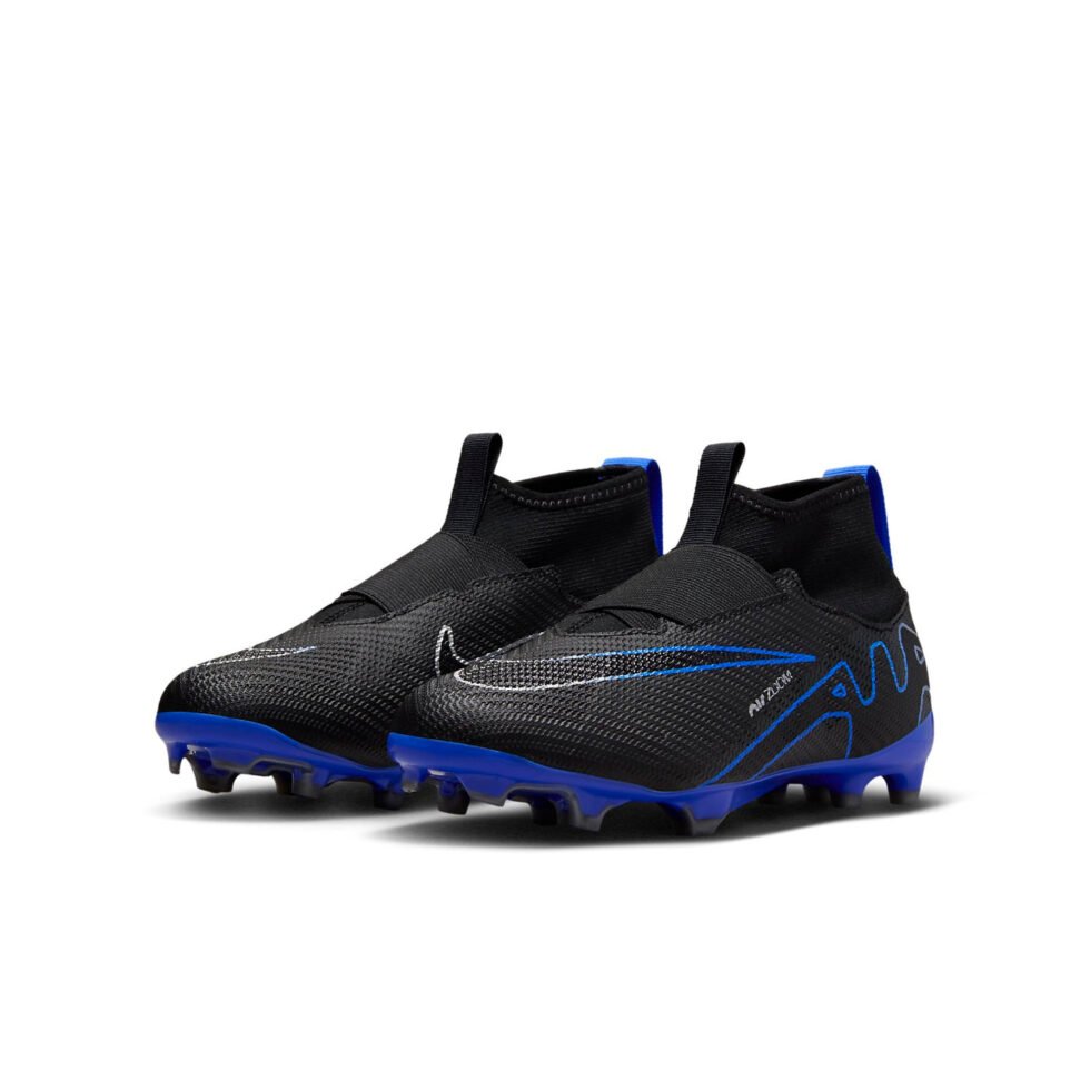 (GS) Nike Jr. Mercurial Superfly 9 Pro 'Black Hyper Royal' DJ5606-040 - Image 4
