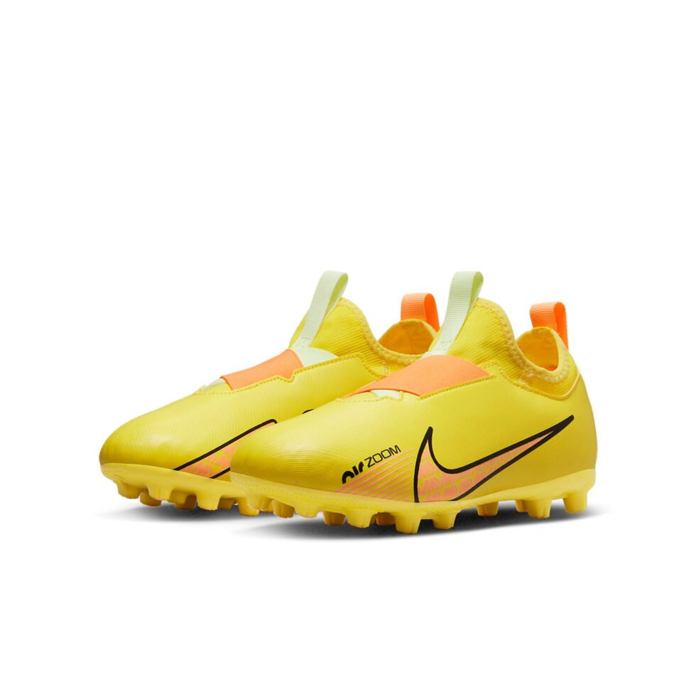 (GS) Nike JR Zoom Mercurial Vapor 15 Academy HG 'Yellow' DJ5618-780 - Image 4