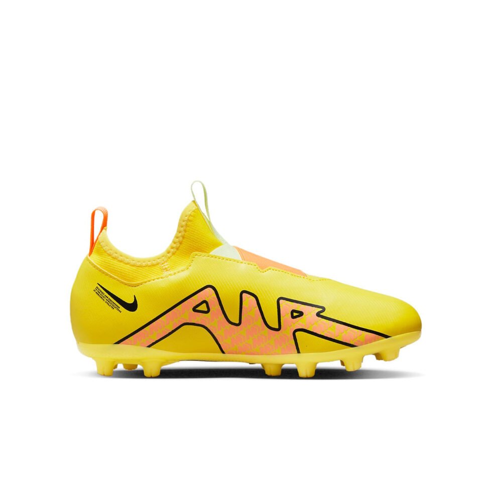 (GS) Nike JR Zoom Mercurial Vapor 15 Academy HG 'Yellow' DJ5618-780 - Image 6