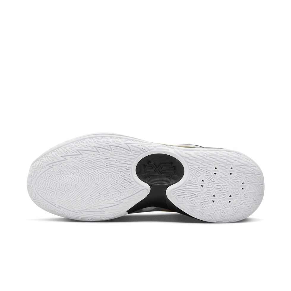 Nike Kyrie Low 5 'White Black Metallic Gold' DJ6012-101 - Image 6