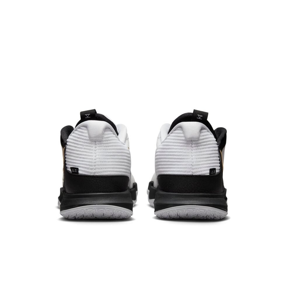 Nike Kyrie Low 5 EP 'White Black Metallic Gold' DJ6014-101 - Image 5