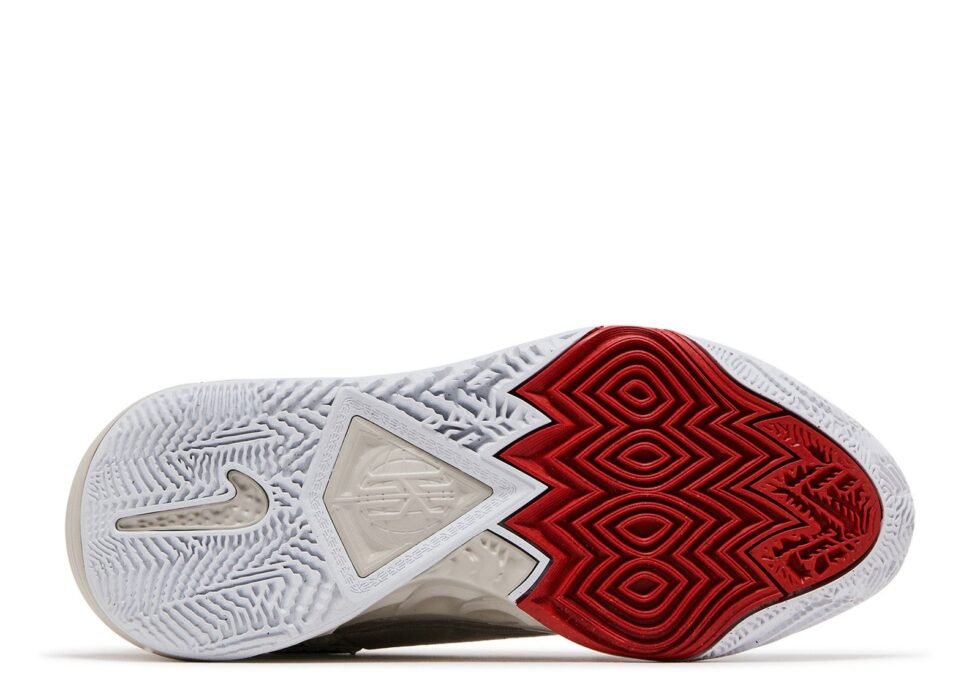 Nike Kyrie 8 'Light Bone Picante Red' DJ6017-002 - Image 5