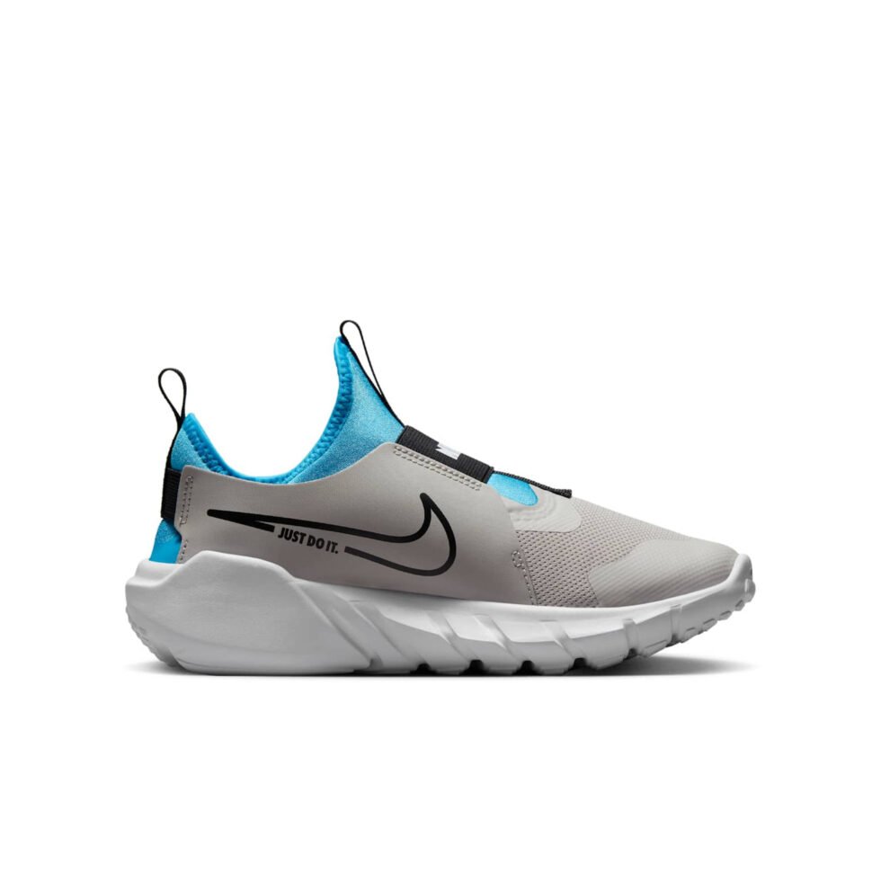 (GS) Nike Flex Runner 2 'Light Iron Ore Blue Lightning' DJ6038-008 - Image 2